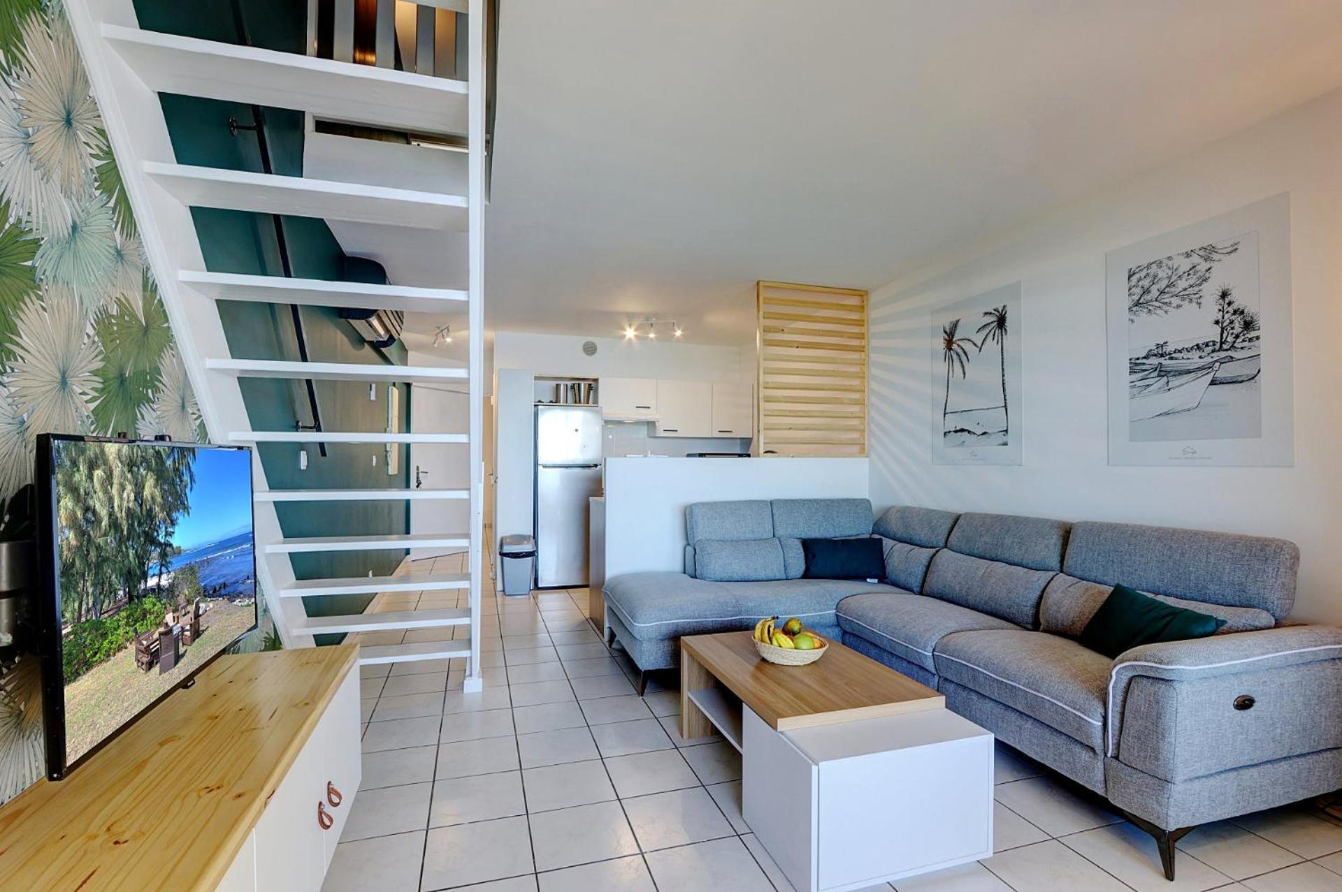Plein La Vue - T4 Saint Leu 1Ere Ligne Pieds Dans L'Eau Apartamento Exterior foto