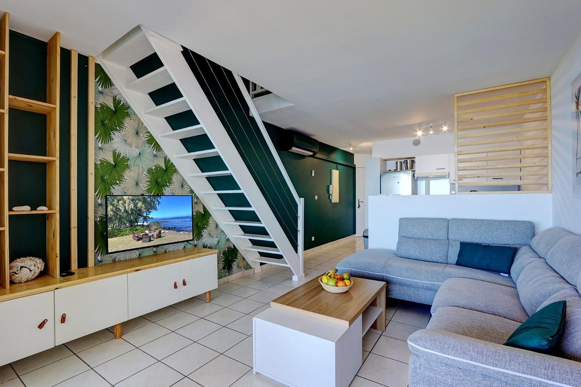 Plein La Vue - T4 Saint Leu 1Ere Ligne Pieds Dans L'Eau Apartamento Exterior foto